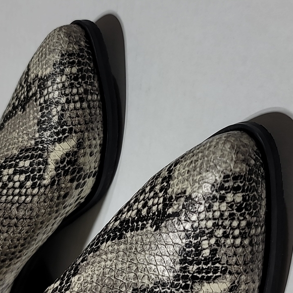 COPY - BLONDO SZ 7.5M WESTERN SNAKESKIN ANKLE BOOTS WATERPROOF COWBOY POINTY TO… - Picture 11 of 16